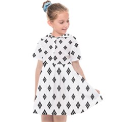 Black And White Tribal Kids  Sailor Dress