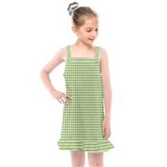 Green Gingham Kids  Overall Dress by retrotoomoderndesigns