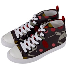 Zappwaits Dance Women s Mid-top Canvas Sneakers by zappwaits