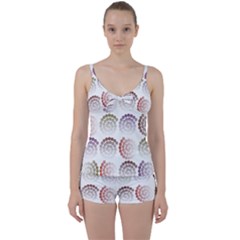 Zappwaits Artdesign Tie Front Two Piece Tankini by zappwaits