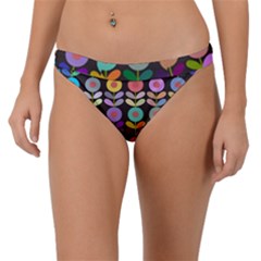 Zappwaits Flowers Band Bikini Bottom by zappwaits