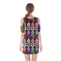 Zappwaits Flowers Shoulder Cutout One Piece Dress View2