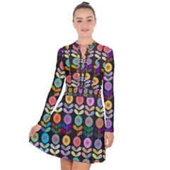 Zappwaits Flowers Long Sleeve Panel Dress by zappwaits