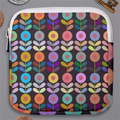 Zappwaits Flowers Mini Square Pouch by zappwaits