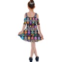 Zappwaits Flowers Kids  Shoulder Cutout Chiffon Dress View2