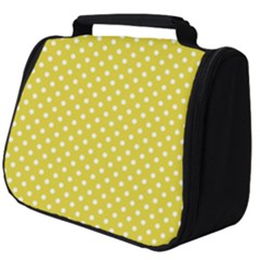 Yellow Polka Dot Full Print Travel Pouch (big)