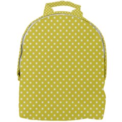 Yellow Polka Dot Mini Full Print Backpack