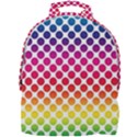 Rainbow Polka Dots Mini Full Print Backpack View1