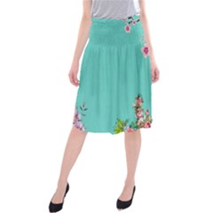 Come See The Cherry Trees Midi Beach Skirt by WensdaiAmbrose