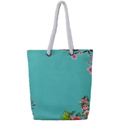 Come See The Cherry Trees Full Print Rope Handle Tote (small) by WensdaiAmbrose