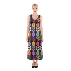 Zappwaits Flowers Sleeveless Maxi Dress by zappwaits