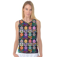 Zappwaits Flowers Women s Basketball Tank Top by zappwaits