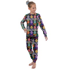 Zappwaits Flowers Kids  Long Sleeve Set  by zappwaits