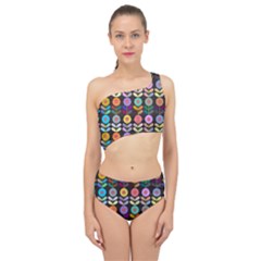 Zappwaits Flowers Spliced Up Two Piece Swimsuit by zappwaits