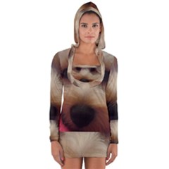 Bear Long Sleeve Hooded T-shirt