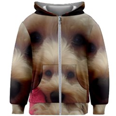 Bear Kids  Zipper Hoodie Without Drawstring