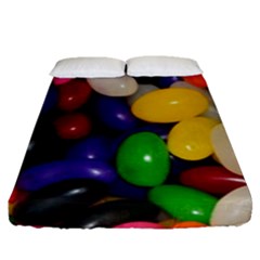 Jelly Beans Fitted Sheet (queen Size) by pauchesstore