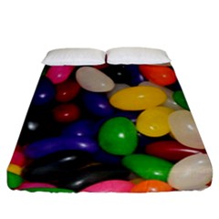 Jelly Beans Fitted Sheet (california King Size) by pauchesstore