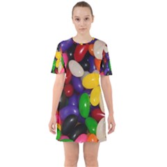 Jelly Beans Sixties Short Sleeve Mini Dress