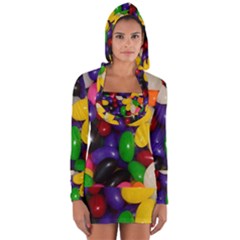 Jelly Beans Long Sleeve Hooded T-shirt by pauchesstore