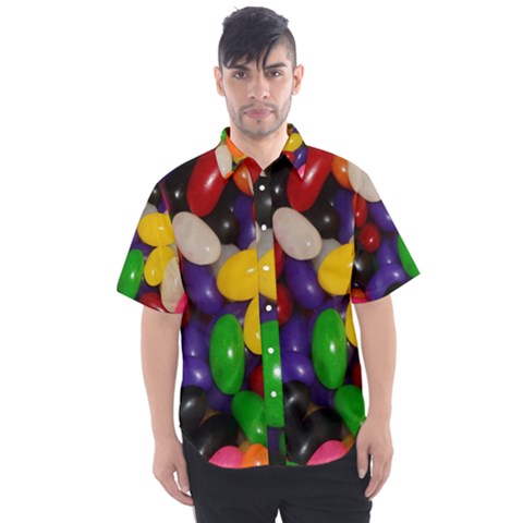 Jelly Beans Men s Short Sleeve Shirt by pauchesstore