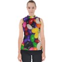 Jelly Beans Mock Neck Shell Top View1