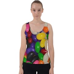 Jelly Beans Velvet Tank Top