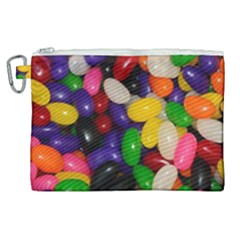 Jelly Beans Canvas Cosmetic Bag (xl) by pauchesstore