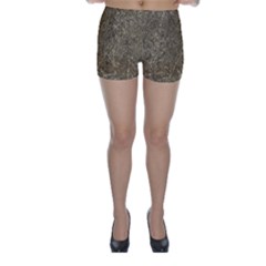 Grunge Abstract Textured Print Skinny Shorts by dflcprintsclothing