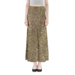 Grunge Abstract Textured Print Full Length Maxi Skirt by dflcprintsclothing