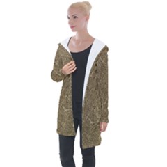 Grunge Abstract Textured Print Longline Hooded Cardigan by dflcprintsclothing