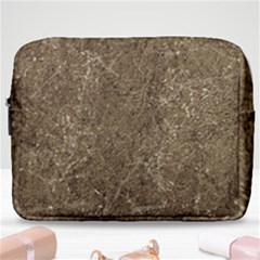 Grunge Abstract Textured Print Make Up Pouch (large)