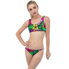 Neon Hibiscus The Little Details Bikini Set