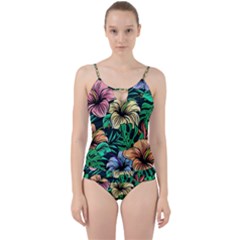 Hibiscus Dream Cut Out Top Tankini Set