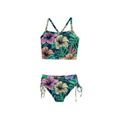 Hibiscus Dream Girls  Tankini Swimsuit