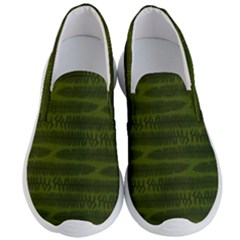 Seaweed Green Men s Lightweight Slip Ons by WensdaiAmbrose