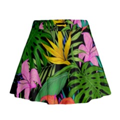 Tropical Adventure Mini Flare Skirt