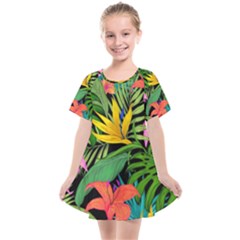 Tropical Adventure Kids  Smock Dress