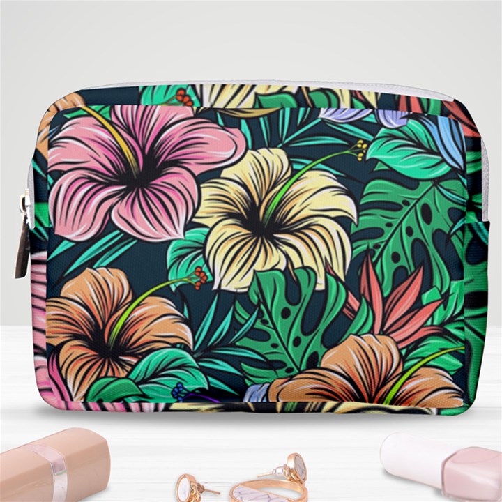 Hibiscus Dream Make Up Pouch (Medium)