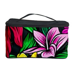 Neon Hibiscus Cosmetic Storage