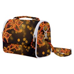 Flowers Background Bokeh Leaf Satchel Shoulder Bag by Mariart