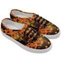 Flowers Background Bokeh Leaf Women s Classic Low Top Sneakers View3