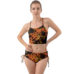 Flowers Background Bokeh Leaf Mini Tank Bikini Set by Mariart