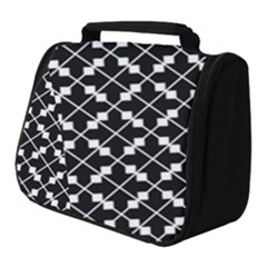 Black And White Fantasy Full Print Travel Pouch (small) by retrotoomoderndesigns