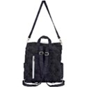 Hypnotic Black And White Crossbody Backpack View3