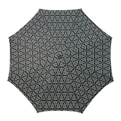 Black And White Filigree Golf Umbrellas by retrotoomoderndesigns