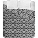 Black And White Filigree Duvet Cover Double Side (California King Size) View1