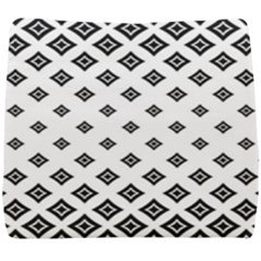 Black And White Tribal Seat Cushion by retrotoomoderndesigns