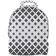 Black And White Tribal Mini Full Print Backpack