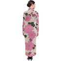 Floral Vintage Flowers Wallpaper Turtleneck Maxi Dress View2